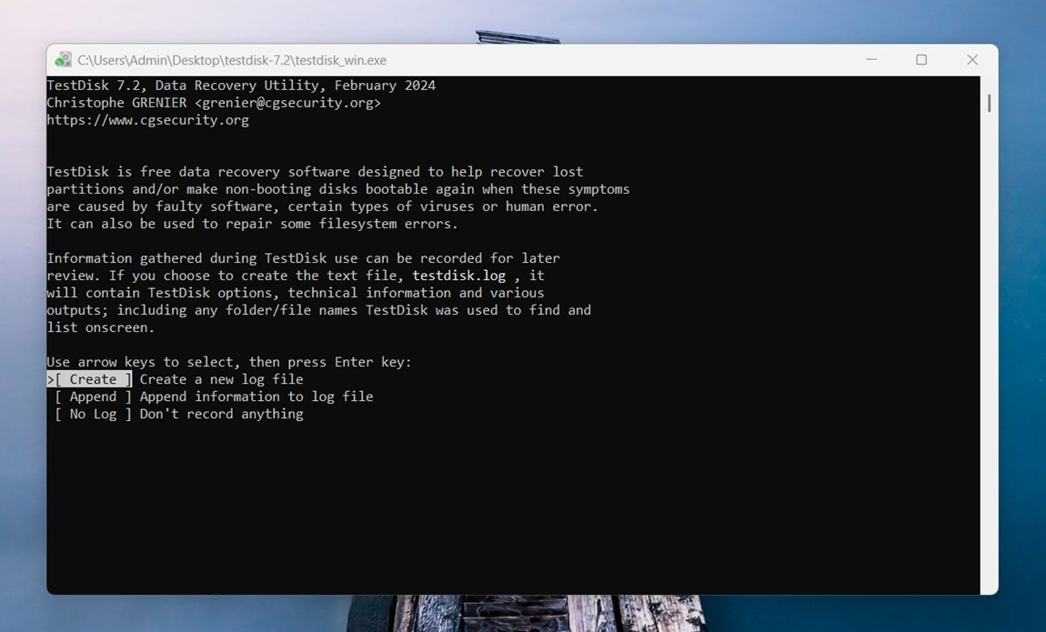 TestDisk - The Best Tool for Partition Repair