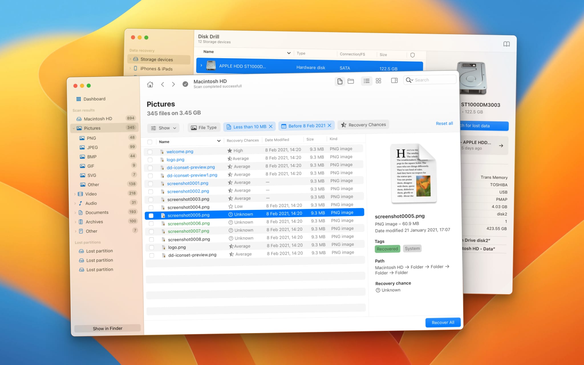 Disk drill hoog gewaardeerde gegevensherstelsuite voor windows mac